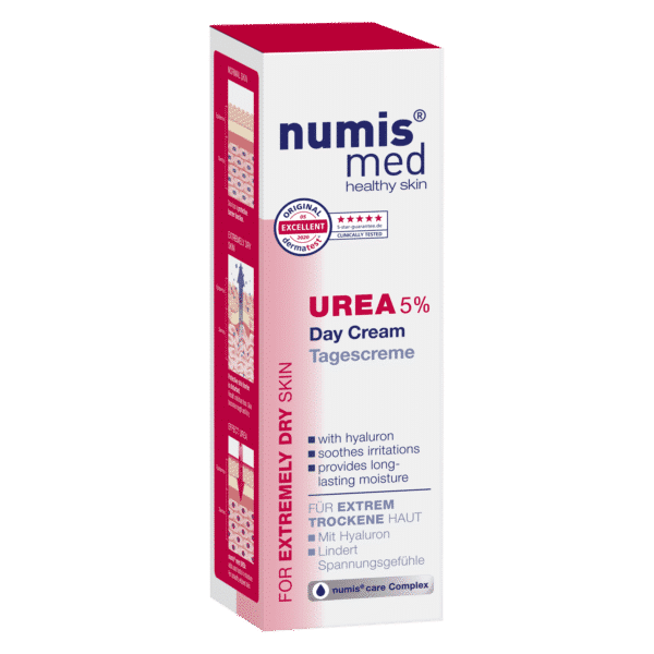 numis® med UREA 5% Tagescreme mit Hyaluron Faltschachtel