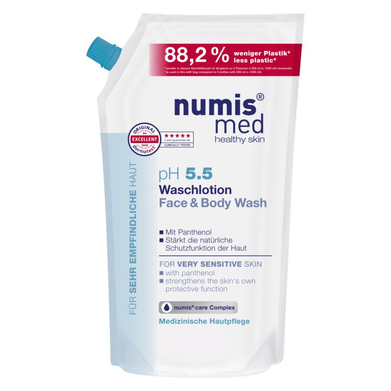 numis® med pH 5.5 Face & Body Wash Refill