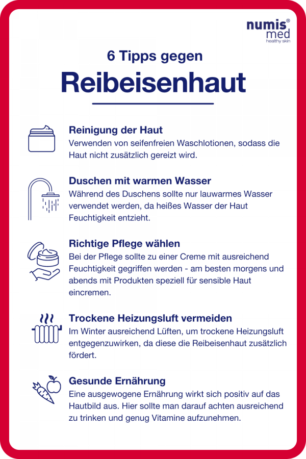 Reibeisenhaut - Ursachen und Behandlung | numis® med